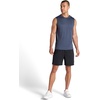 Gaiam Men’s Everyday Basic Muscle Tank Top, Standard Fit, Stretch Midweight Material(Cool Grey)