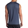 Gaiam Men’s Everyday Basic Muscle Tank Top, Standard Fit, Stretch Midweight Material(Cool Grey)