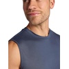 Gaiam Men’s Everyday Basic Muscle Tank Top, Standard Fit, Stretch Midweight Material(Cool Grey)