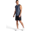 Gaiam Men’s Everyday Basic Muscle Tank Top, Standard Fit, Stretch Midweight Material(Cool Grey Heather)