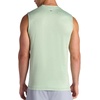 Gaiam Men’s Everyday Basic Muscle Tank Top, Standard Fit, Stretch Midweight Material(Dusty Green Heather)