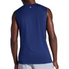 Gaiam Men’s Everyday Basic Muscle Tank Top, Standard Fit, Stretch Midweight Material(Medieval Blue)