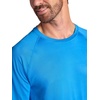 Gaiam Men’s Everyday Basic Raglan Top, Standard Fit, Stretch Midweight Jersey Material(Campanula)