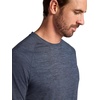 Gaiam Men’s Everyday Basic Raglan Top, Standard Fit, Stretch Midweight Jersey Material(Cool Grey Heather)