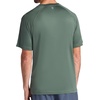 Gaiam Men’s Everyday Basic Raglan Top, Standard Fit, Stretch Midweight Jersey Material(Duck Green)