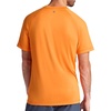 Gaiam Men’s Everyday Basic Raglan Top, Standard Fit, Stretch Midweight Jersey Material(Persimmon Orange)