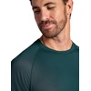 Gaiam Men’s Everyday Basic Raglan Top, Standard Fit, Stretch Midweight Jersey Material(Ponderosa Pine)