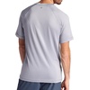Gaiam Men’s Everyday Basic Raglan Top, Standard Fit, Stretch Midweight Jersey Material(Sleet)