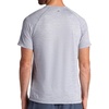 Gaiam Men’s Everyday Basic Raglan Top, Standard Fit, Stretch Midweight Jersey Material(Sleet Heather)