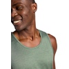 Gaiam Men’s Everyday Basic Tank Top, Standard Fit, Stretch Midweight Jersey Material(Duck Green Heather)