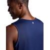 Gaiam Men’s Everyday Basic Tank Top, Standard Fit, Stretch Midweight Jersey Material(Medieval Blue)