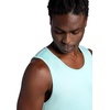 Gaiam Men’s Everyday Basic Tank Top, Standard Fit, Stretch Midweight Jersey Material(Pastel Turq)