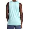 Gaiam Men’s Everyday Basic Tank Top, Standard Fit, Stretch Midweight Jersey Material(Pastel Turq)