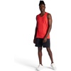 Gaiam Men’s Everyday Basic Tank Top, Standard Fit, Stretch Midweight Jersey Material(Poppy Red Heather)