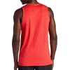 Gaiam Men’s Everyday Basic Tank Top, Standard Fit, Stretch Midweight Jersey Material(Poppy Red Heather)