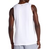 Gaiam Men’s Everyday Basic Tank Top, Standard Fit, Stretch Midweight Jersey Material(Stark White)