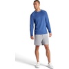 Gaiam Men’s Flow State 7” Short, Relaxed Fit, Stretch Lightweight Material(Sleet)