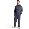Gaiam Men’s Flow State Long Sleeve Cowl Neck Hoodie, Standard Fit, Stretch Midweight Material(Cool Grey Heather)