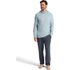 Gaiam Men’s Flow State Long Sleeve Cowl Neck Hoodie, Standard Fit, Stretch Midweight Material(Slate)