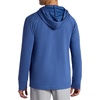 Gaiam Men’s Flow State Long Sleeve Cowl Neck Hoodie, Standard Fit, Stretch Midweight Material(True Navy)