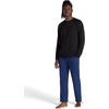 Gaiam Men’s Flow State Pant, Relaxed Fit, 29” Inseam, Stretch Lightweight Material(Medieval Blue)