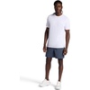 Gaiam Men’s Hatha 2.0 7” Short, Standard Fit, Stretch Lightweight Material, Moisture-Wicking(Cool Grey)