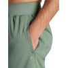 Gaiam Men’s Hatha 2.0 7” Short, Standard Fit, Stretch Lightweight Material, Moisture-Wicking(Duck Green)