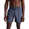 Gaiam Men’s Hatha 7” Short, Standard Fit, Stretch Lightweight Material, Moisture-Wicking(Cool Grey)
