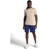 Gaiam Men’s Hero 7” Short, Standard Fit, Stretch Midweight Terry Material(Medieval Blue)