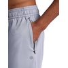 Gaiam Men’s Hero 7” Short, Standard Fit, Stretch Midweight Terry Material(Sleet)