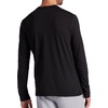 Gaiam Men’s Long Sleeve Crewneck Top, Standard Fit, Stretch Midweight Material(Black – Bliss Balance)