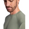 Gaiam Men’s Long Sleeve Crewneck Top, Standard Fit, Stretch Midweight Material(Sea Spray – Bliss Balance)