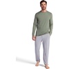 Gaiam Men’s Long Sleeve Crewneck Top, Standard Fit, Stretch Midweight Material(Sea Spray – Bliss Balance)