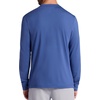 Gaiam Men’s Long Sleeve Crewneck Top, Standard Fit, Stretch Midweight Material(True Navy – Bliss Balance)