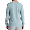 Gaiam Men’s Long Sleeve Henley Shirt, Standard Fit, Stretch Midweight Material(Slate – Bliss Balance)