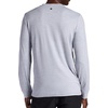 Gaiam Men’s Long Sleeve Henley Shirt, Standard Fit, Stretch Midweight Material(Sleet Heather – Commuter)