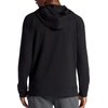 Gaiam Men’s Lotus Oblong Hoodie, Relaxed Fit, Stretch Heavyweight Terry Material(Black)