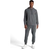 Gaiam Men’s Lotus Oblong Hoodie, Relaxed Fit, Stretch Heavyweight Terry Material(Charcoal Heather)