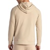 Gaiam Men’s Lotus Oblong Hoodie, Relaxed Fit, Stretch Heavyweight Terry Material(Humus)