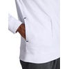 Gaiam Men’s Lotus Oblong Hoodie, Relaxed Fit, Stretch Heavyweight Terry Material(Stark White)