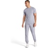 Gaiam Men’s Lotus Oblong Pant, Standard Fit, 31” Inseam, Stretch Heavyweight Terry Material(Sleet)