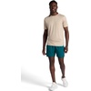 Gaiam Men’s Lunge 5” Short, Standard Fit, Stretch Lightweight Material, Moisture-Wicking(Deep Teal)