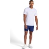 Gaiam Men’s Lunge 5” Short, Standard Fit, Stretch Lightweight Material, Moisture-Wicking(Medieval Blue)