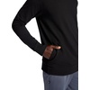 Gaiam Men’s Namaste Cowl Neck Hoodie, Standard Fit, Stretch Midweight Terry Material(Black)