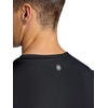 Gaiam Men’s Omtech Short Sleeve Crewneck T-Shirt, Standard Fit, Stretch Lightweight Performance Material(Black)