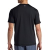 Gaiam Men’s Omtech Short Sleeve Crewneck T-Shirt, Standard Fit, Stretch Lightweight Performance Material(Black)