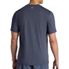 Gaiam Men’s Omtech Short Sleeve Crewneck T-Shirt, Standard Fit, Stretch Lightweight Performance Material(Cool Grey)