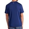 Gaiam Men’s Omtech Short Sleeve Crewneck T-Shirt, Standard Fit, Stretch Lightweight Performance Material(Medieval Blue)