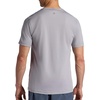 Gaiam Men’s Omtech Short Sleeve Crewneck T-Shirt, Standard Fit, Stretch Lightweight Performance Material(Sleet)