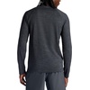 Gaiam Men’s Power Long Sleeve Crewneck Top, Standard Fit, Stretch Heavyweight Fleece Material(Black Heather)
